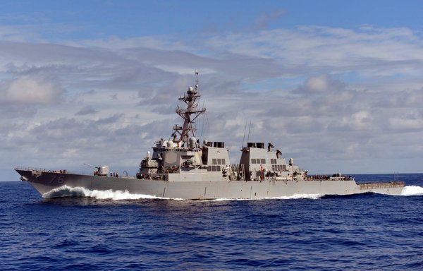 美国的巡航行动挑战中国日益强势的海上主张