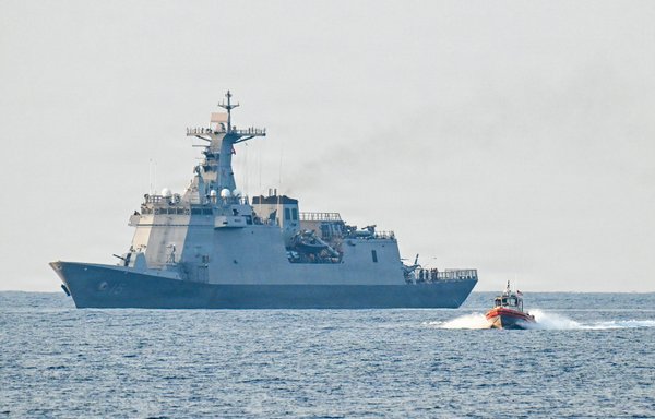 U.S. Coast Guard joins Philippine patrol near Scarborough Shoal for first time